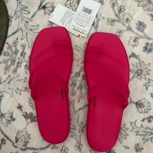 CROCS Women's Vibrant Pink Sandals